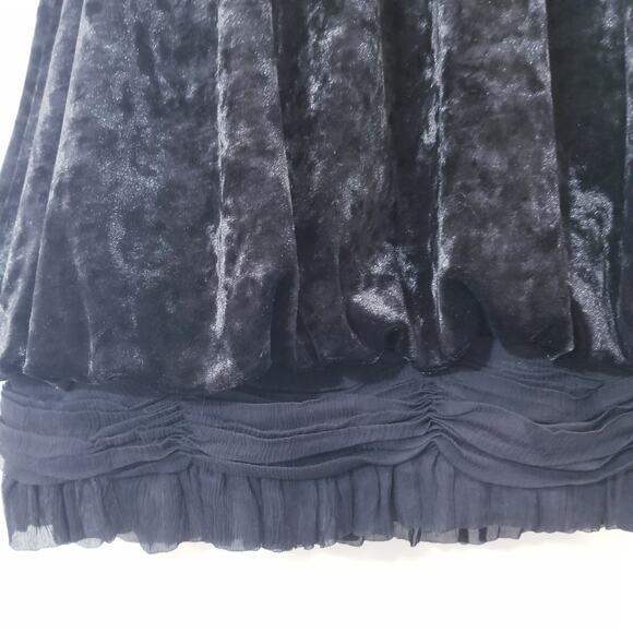 Sue Wong Nocturne Beaded Silk Velvet Halter Dress - Picture 3 of 11